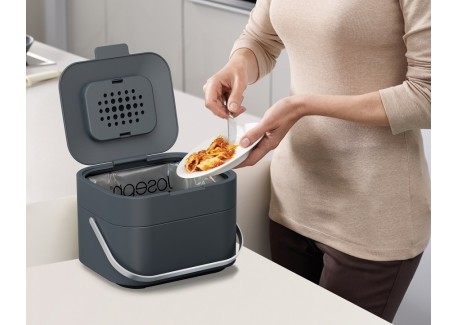 Stack 4 Keukenafvalbak met Anti-Geurfilter 4 L