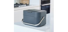 Stack 4 Poubelle de Cuisine avec Filtre Anti-Odeurs 4 L