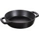 Gietijzeren Paellapan 20 cm Mat Zwart 1,3 l