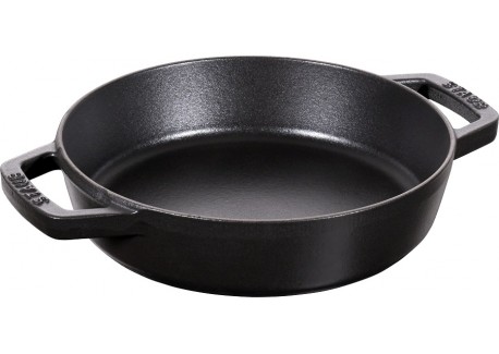 Sauteuse en Fonte 20 cm Noir Mat 1,3 l