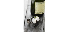 Champagnestop uit RVS Metallic Zwart