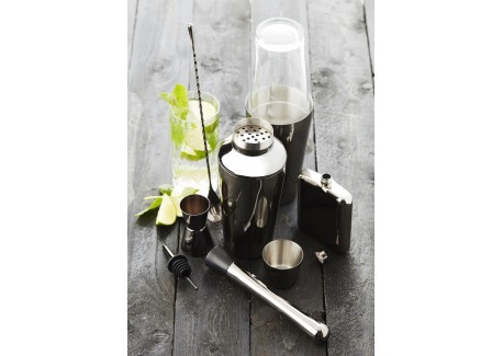 Champagnestop uit RVS Metallic Zwart