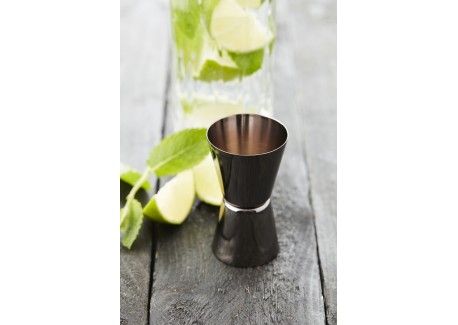 Cocktailmaatje 30/50 RVS Metallic Zwart