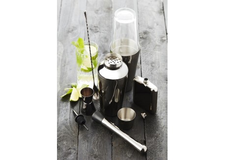 Pilon à Cocktail Inox Noir Métallique