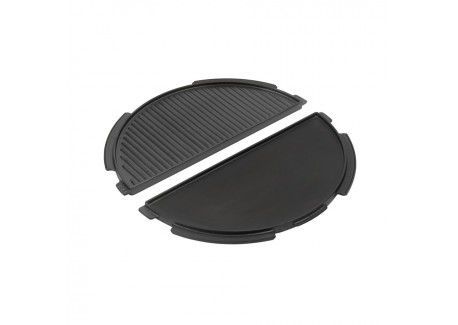 Halve Plancha gietijzeren kookplaat Voor Barbecue Large