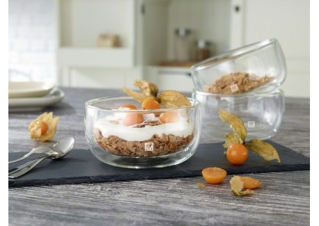 Sorrento Dubbelwandige Dessert Glazen 280 ml 2 dlg
