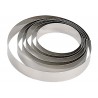 Zie dia RVS Ronde Vacherin Taartvorm 24x6 cm