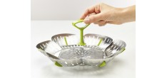 Bloom Steel Panier Vapeur Pliable Anti-Rayures Inox