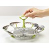 Voir la slide Bloom Steel Panier Vapeur Pliable Anti-Rayures Inox