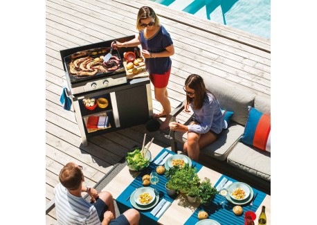 Couvercle  de Protection pour Plancha Signature Allure 60 cm Noir