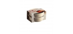 Crème Brulée Schaaltje 13 cm Argile Set 2 dlg Gebroken Wit