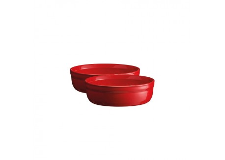 Set 2 Ramequins Crème Brulée 13 cm Rouge Grand Cru