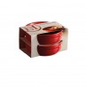Zie dia Crème Brulée Schaaltje 13 cm Rood Grand Cru Set 2 dlg