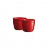 Voir la slide Set 2 Ramequins N°8 Rouge Grand Cru 