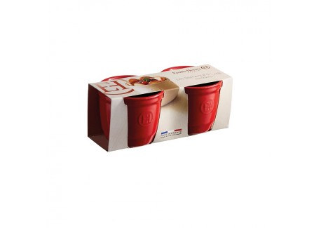 Set 2 Ramequins N°8 Rouge Grand Cru 