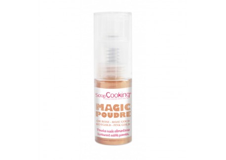 Magic Spray Poudre Pailletée Alimentaire Rose Gold 7 g