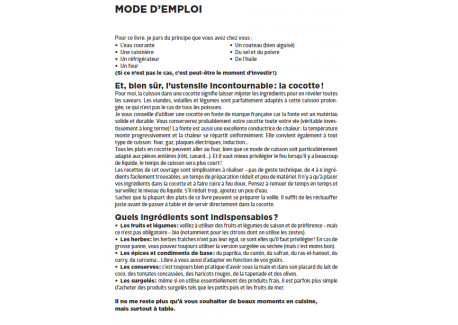 Simplissime Cocottes