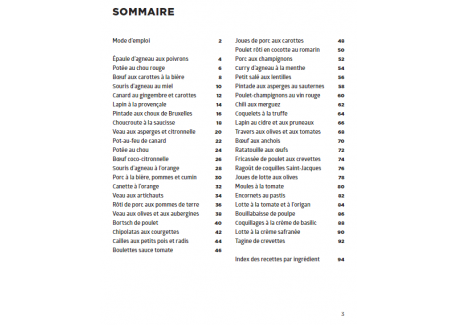 Simplissime Cocottes