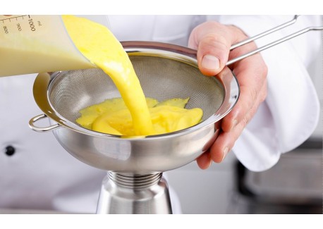 Entonnoir pour Siphon de Cuisine avec Tamis Inox 16 cm