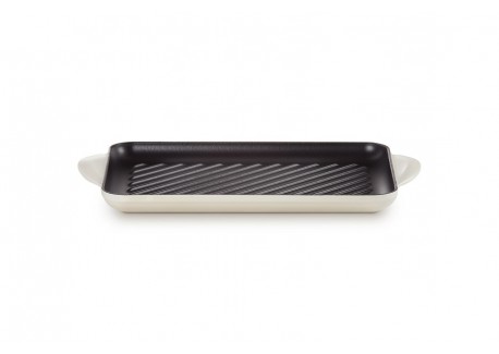 Rechthoekige Gietijzeren Grill 32 cm Meringue