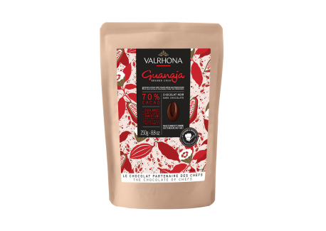 Chocolat Noir Guanaja 70% Sachet Fèves 250 g