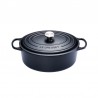 Zie dia Signature Ovale Gietijzeren Stoofpot 4,7 L Mat Zwart (29 cm)