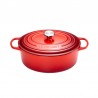 Zie dia Signature Ovale Gietijzeren Stoofpot 6,3 L Kersenrood (31 cm)