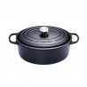 Zie dia Signature Ovale Gietijzeren Stoofpot 6,3 L Mat Zwart (31 cm)
