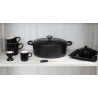 Voir la slide Cocotte Fonte Signature Ovale 6,3 L Noir Mat (31 cm)