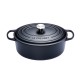 Cocotte Fonte Signature Ovale 7,5 L Noir Mat (33 cm)