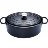 Zie dia Signature Ovale Gietijzeren Stoofpot 13,9 L Mat Zwart (40 cm)