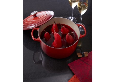Cocotte Fonte Signature Ronde 1,8 L Rouge Cerise (18 cm)