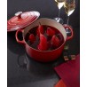 Zie dia Signature Ronde Gietijzeren Stoofpot 1,8 L Kersenrood (18 cm)