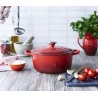 Zie dia Signature Ronde Gietijzeren Stoofpot 2,4 L Kersenrood (20 cm)