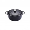 Zie dia Signature Ronde Gietijzeren Stoofpot 2,4 L Mat Zwart (20 cm)