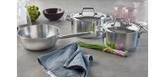 Apollo 7 Primeur Batterie de cuisine Casseroles Inox 3 pcs