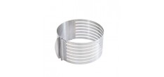 Ronde RVS Verstelbare Bakvorm Hoog 8,5 cm