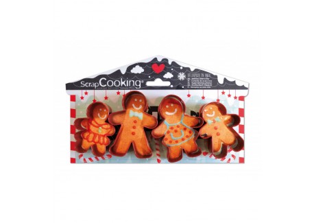 Cutters Gingerbread Man 4 dlg