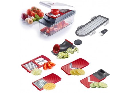Dicer Star Plus Coupe Legumes et Fruits avec Réservoir