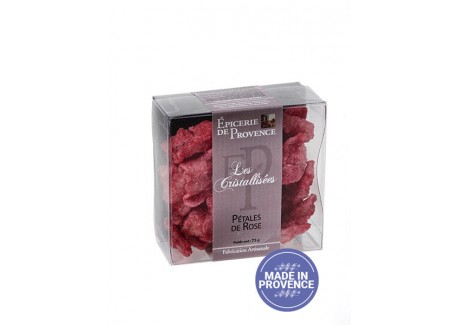Pétales de Roses Cristallisées 75 g