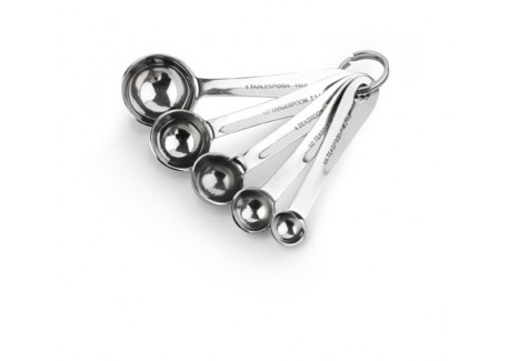 Set Cuillères à Mesurer Inox 5 pcs
