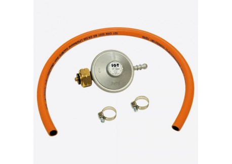 Gasregulator Slang 37 Mbar voor Pizzaoven en Plancha