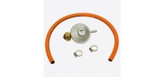 Kit Régulateur/Détendeur de Gaz avec Tuyau 37 Mbar pour Four à Pizza e