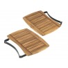 Voir la slide EGG Mates Tablettes Latérales Acacia Large
