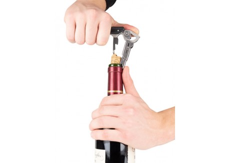 Clavelin Tire-bouchon avec coupe-capsule et décapsuleur intégrés 14 cm