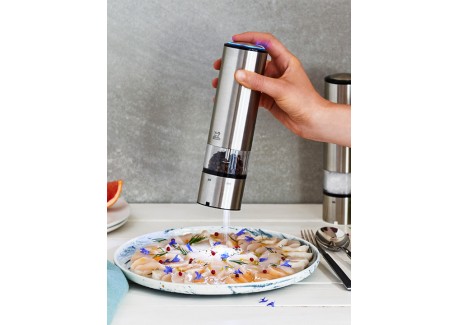 Elis Sense Duo Elektrisch Pepper en Zoutmolen 20 cm RVS U'Select