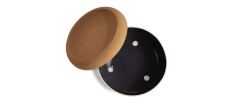 Grande Coupe de Conservation avec Couvercle 6,5 L Noir Mat Truffe
