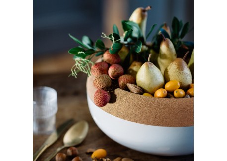 Grotepot met Deksel 6,5 L Mat Zwart Truffel