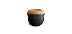 Knoflookpot met Deksel 1 L Mat Zwart Truffel