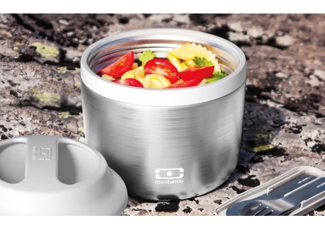 Element Bento LunchBox Geïsoleerd Zilvergrijs 550 ml